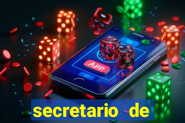 secretario de esporte salario